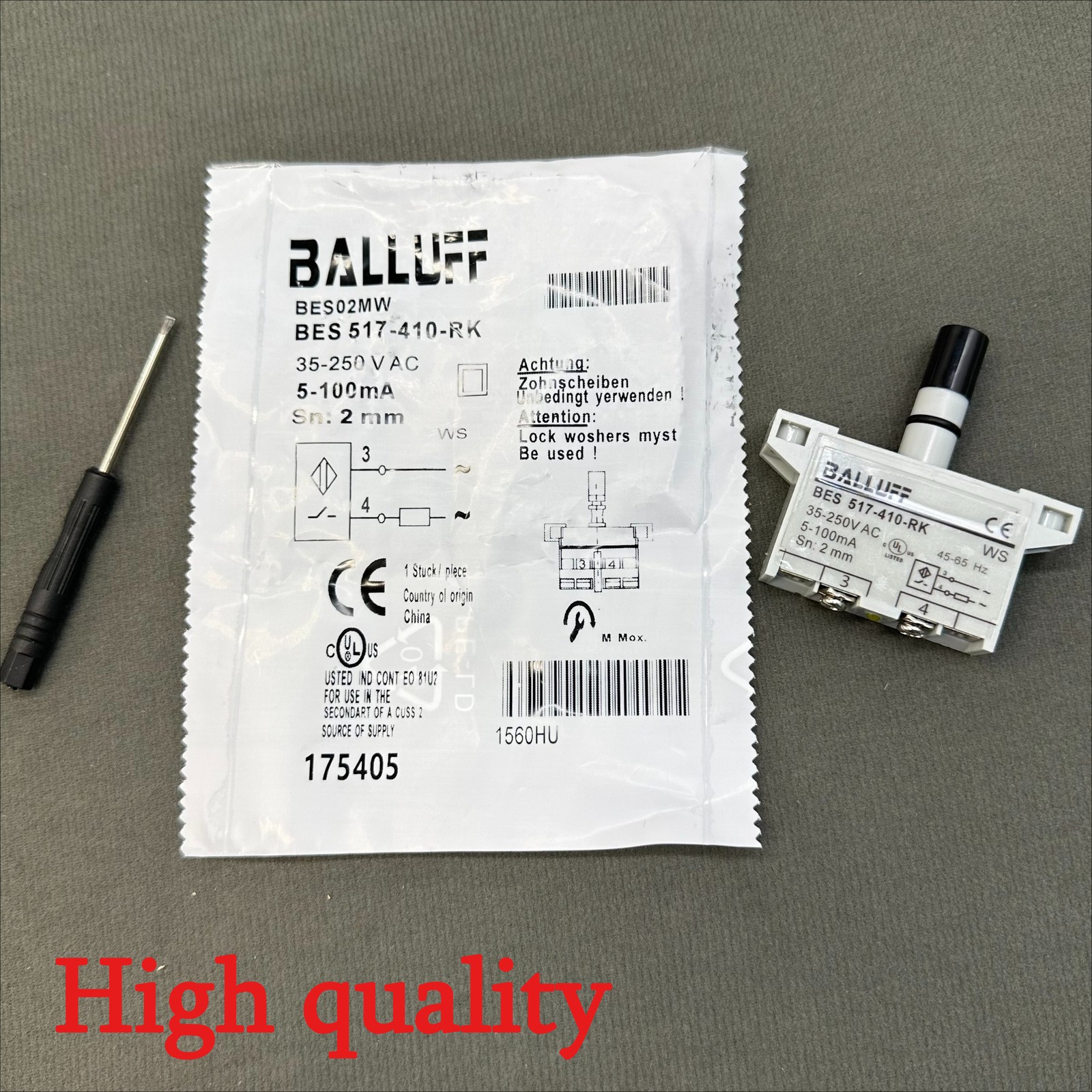BES02MW BES 517-410-RK Inductive Proximity Sensor 35-250VAC Fit For Balluff