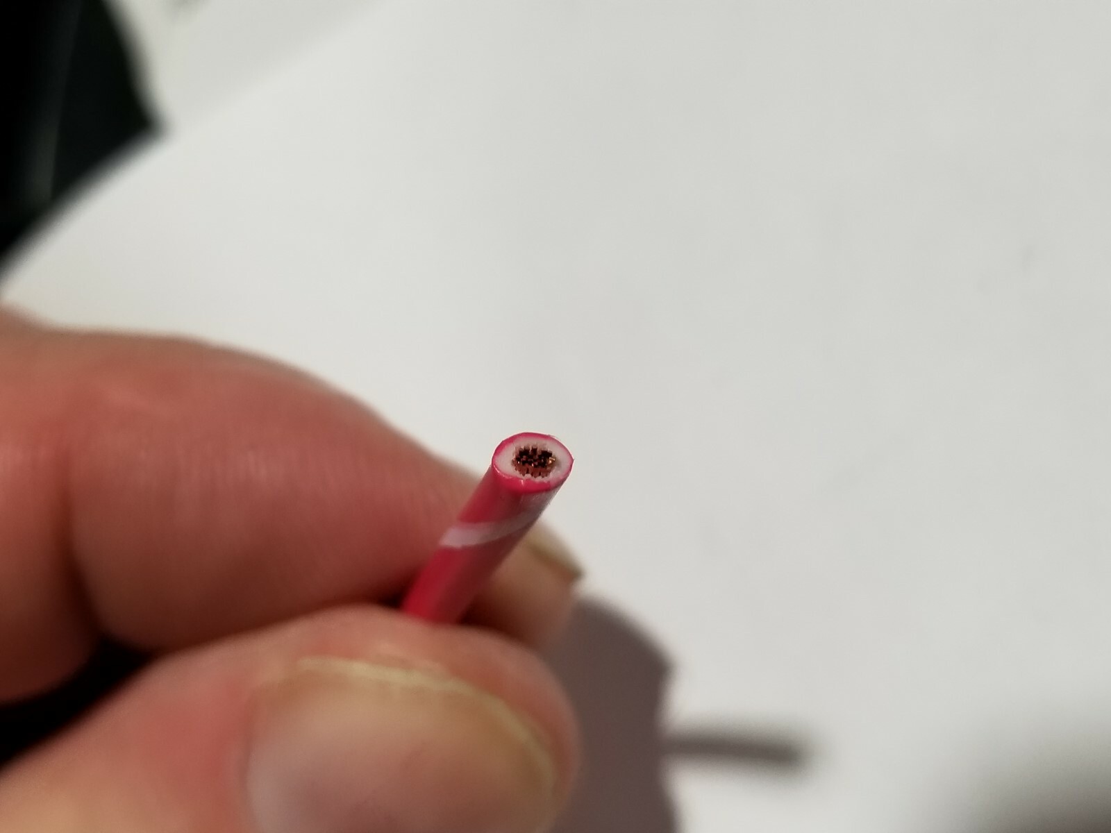 Southwire/Copperfield #16awg Boat Cable Hook-Up Wire Red/White Stripe /100ft