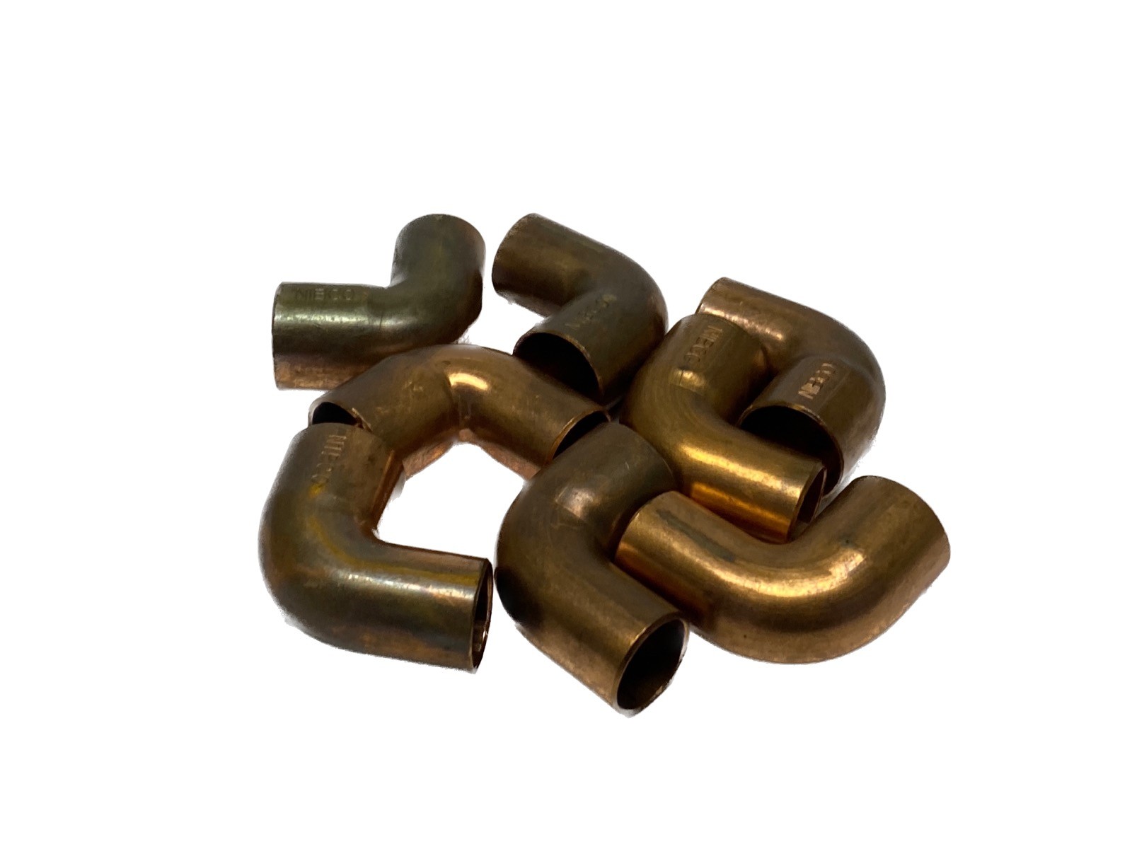(8) NOS Nibco 3/4” x 3/4” 90° Elbow Solder Joint Copper Pipe Fittings 607-2 3/4