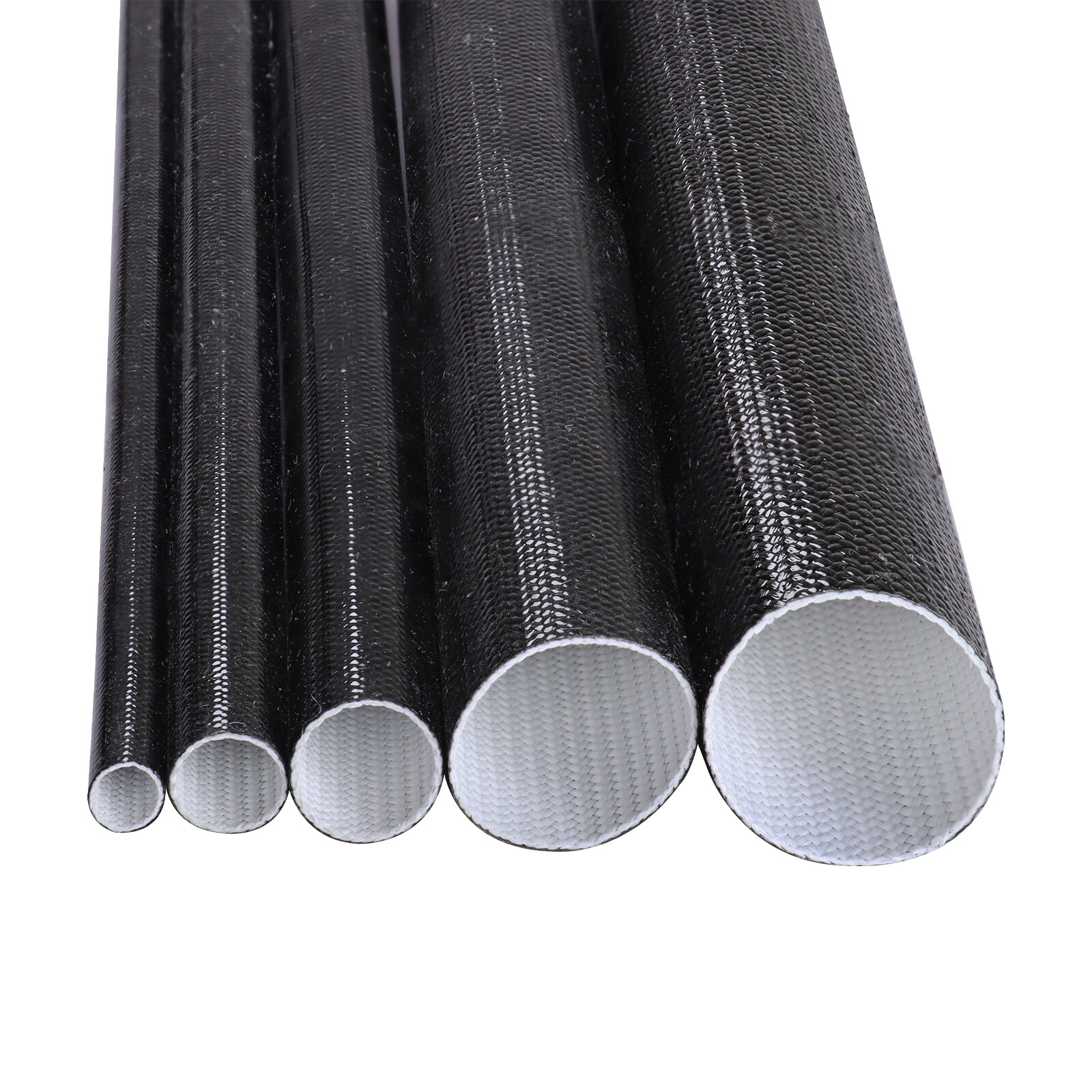 Fiberglass Silicone Sleeve Heat Shield Wrap Automotive Cable Wire Insulation Lot