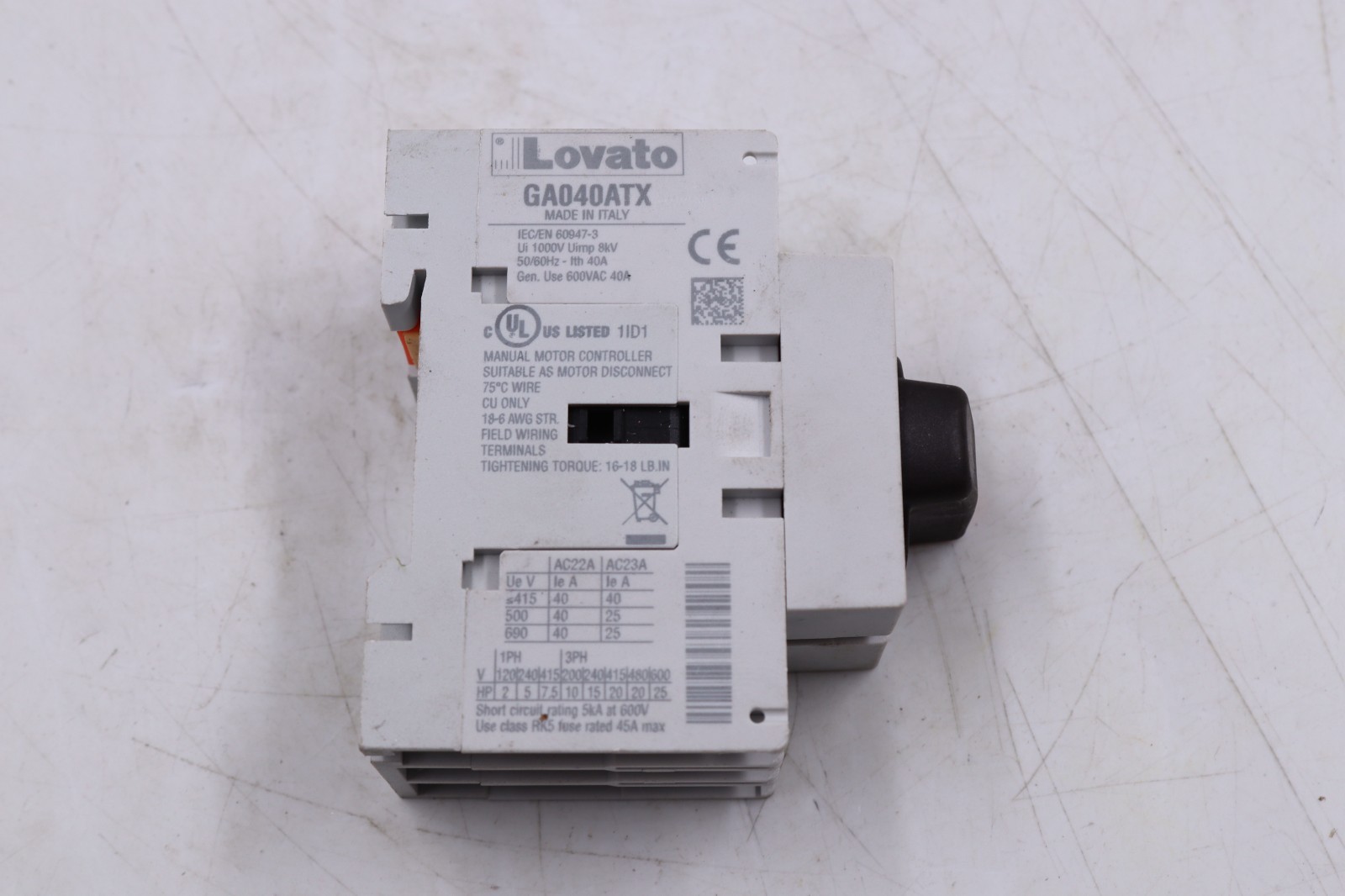 Lovato GA040ATX MADE IN ITALY