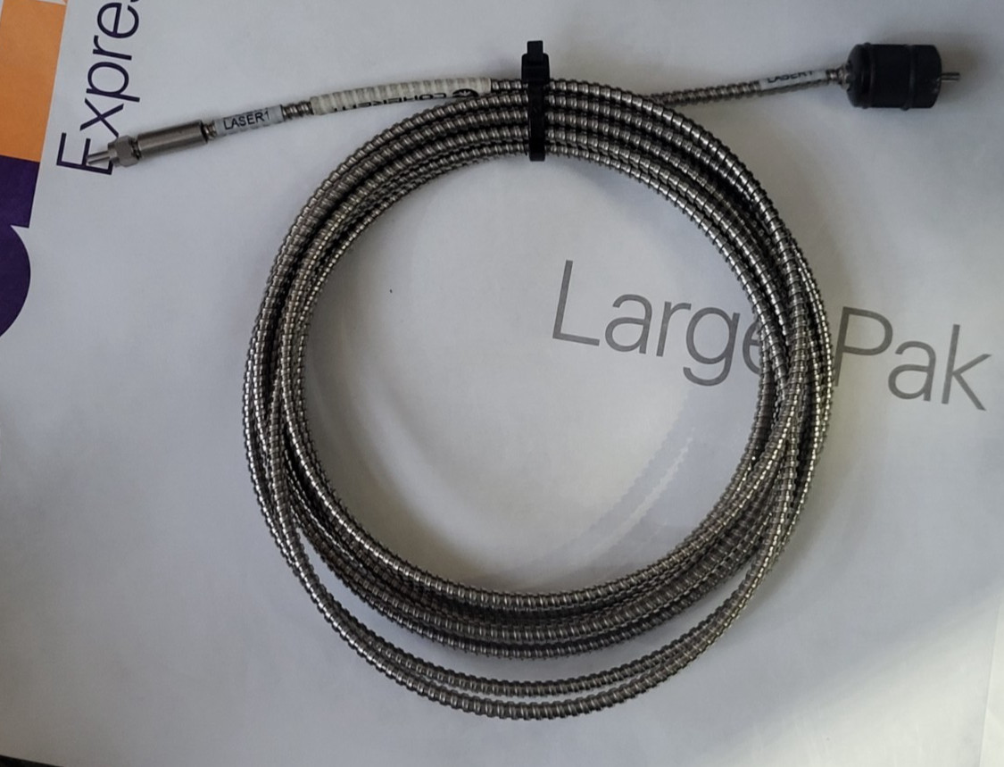 Coherent 1005917 REV AB Armored 5m 800um Fiber Optic Cable (R5S9.6B2)