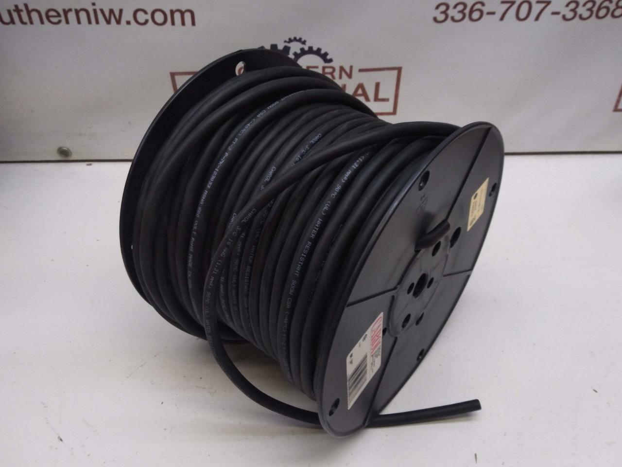 CAROL 02765.15T.01 16/3 SOOW Black -40°C to +90°C 250ft Portable Cord