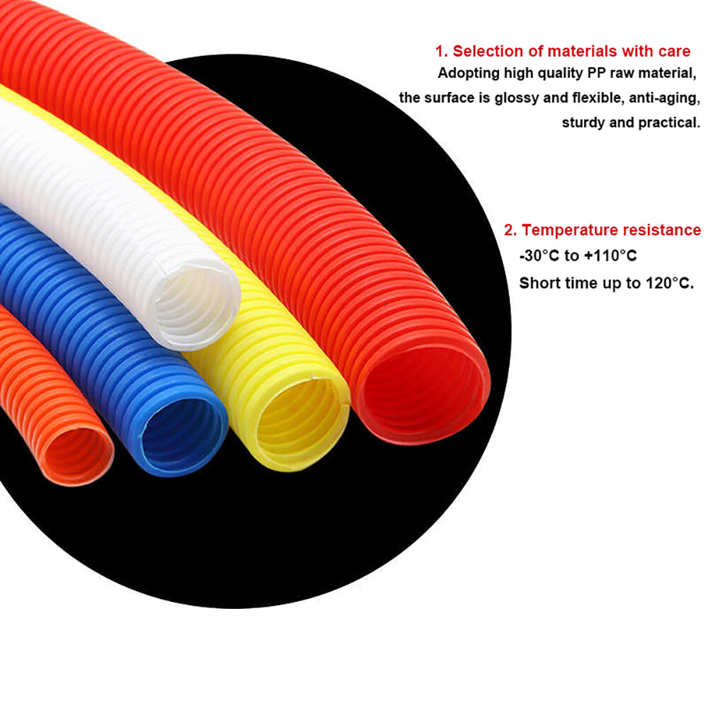 Conduit Split & Non Split Cable Tidy Flexible Tube Convoluted Protection Tubing