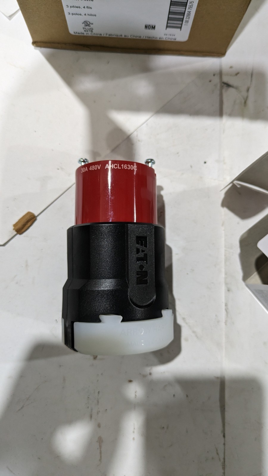 Cooper AHCL1630C Color locking L16-30R Connector receptICLE 30 Amp … EACH