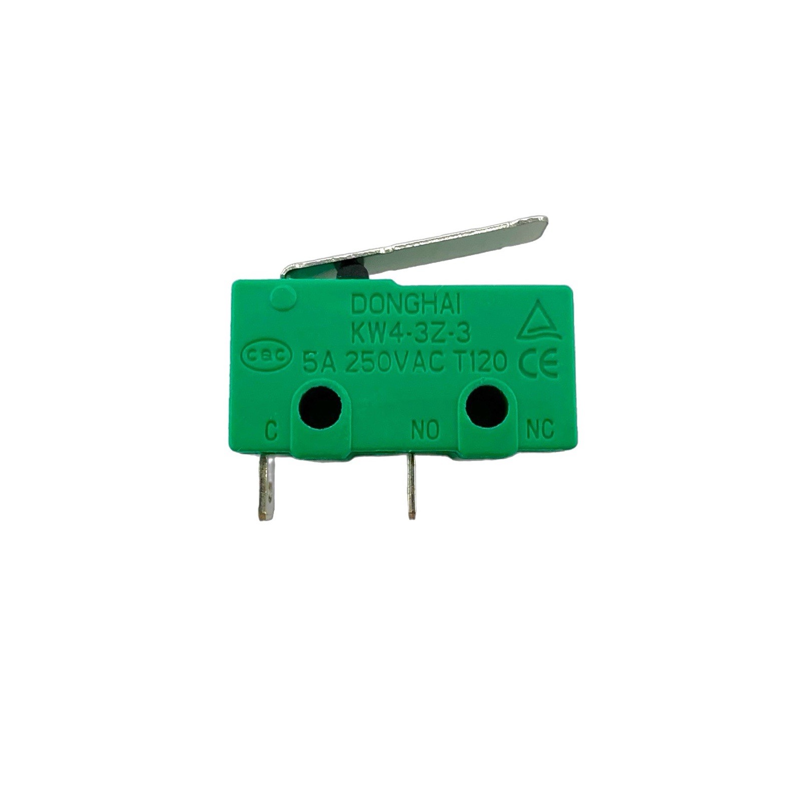 DONGHAI DH KW4-3Z-3 2-Pin Lever Micro Switch Normally Open (US Stock) 2 Pcs
