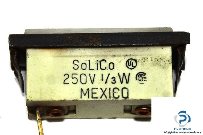 SOLICO 250V 1/3W ROUND INDICATOR_250 V AC Solico_Light_INDICATOR_1/3W