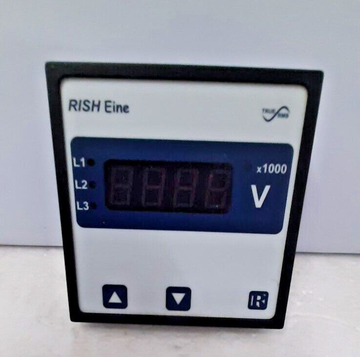 Rishabh Rish Eine 3V Voltage DPM P/N: 3AYN569751-620R Input 100-500 VL-L
