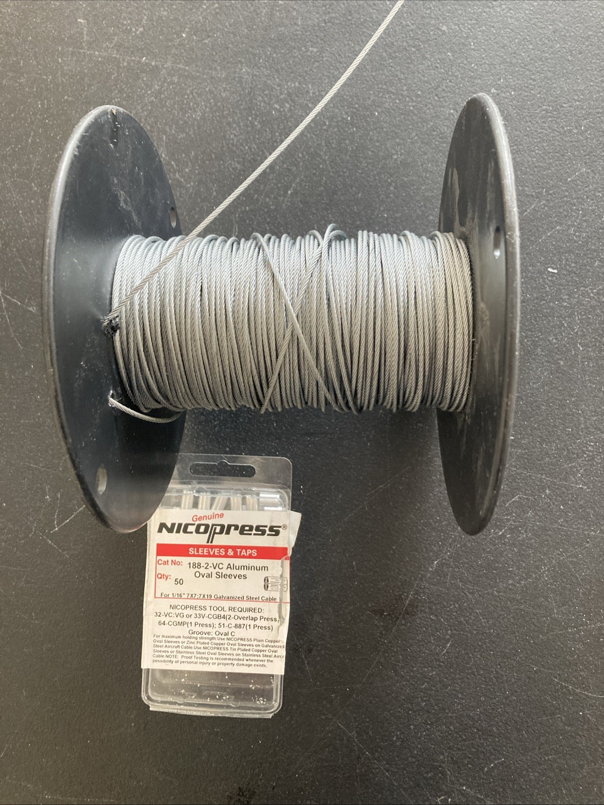 SUSPEND-IT 12 GAUGE HANGER WIRE 100FT With 124 1/4 X3” Anchors Cable And Sleeves
