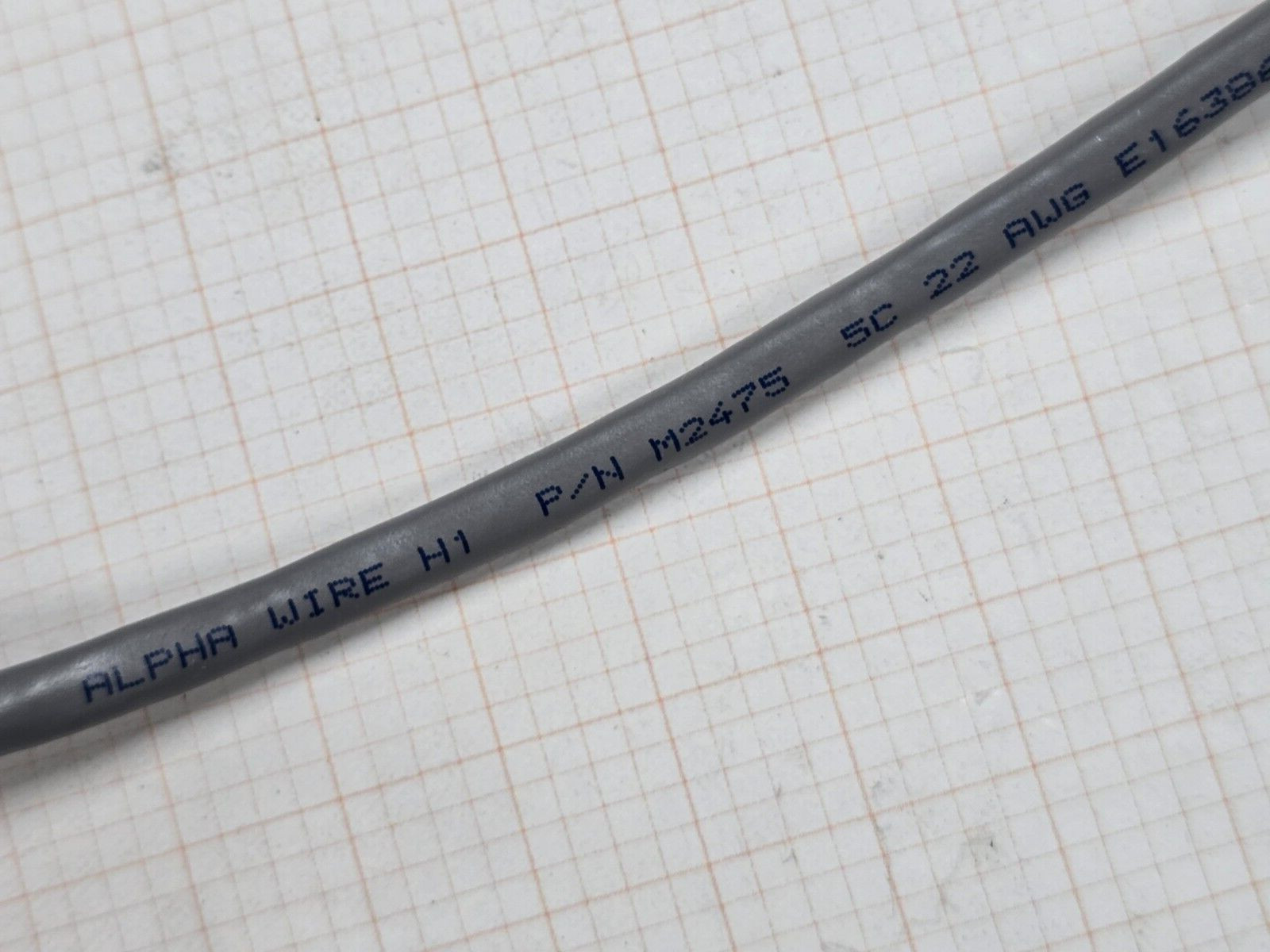 Alpha Wire M2475 22/5C Multi-Shielded Communication/Control/Computer Cable /25ft
