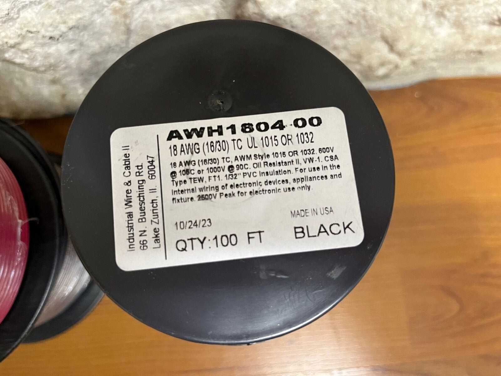 18 AWG (16/30) TC UL 1015 OR 1032 HOOK UP WIRE