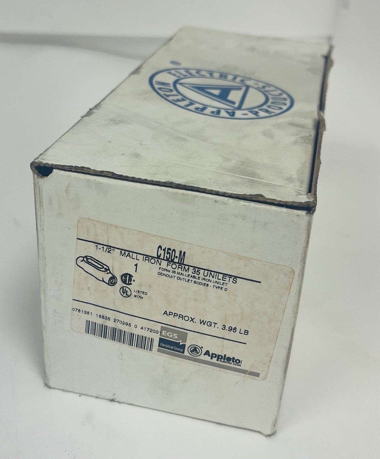 EMERSON APPLETON NO. C150M CONDUIT CONNECTOR 1-1/2 IN FORM 35 UNILET