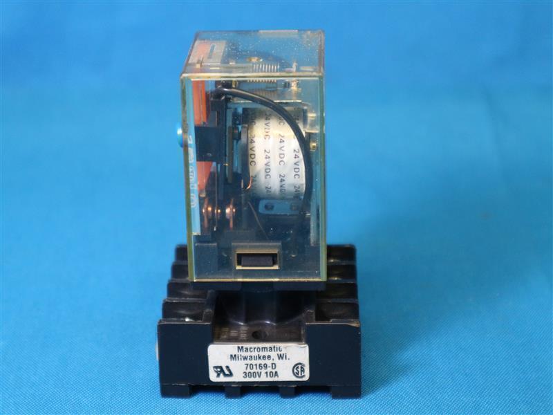 Omron MK2P-S MK2PS Relay 24VDC w/ Socket Made in Malaysia 30 Days Warranty