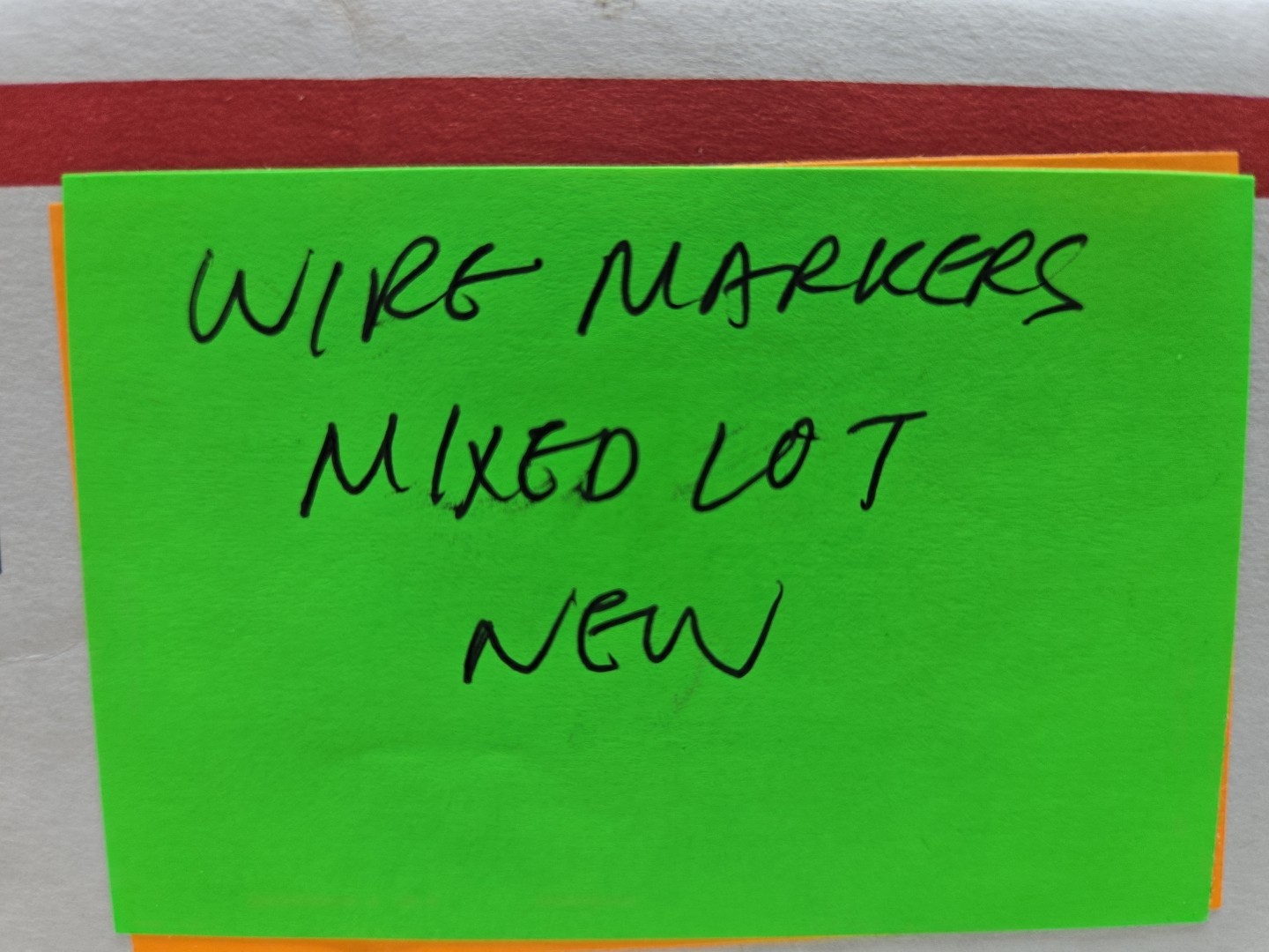 Bulk Mixed Lot of Wire Markers Numbers And Letters Nos See Pictures For Details