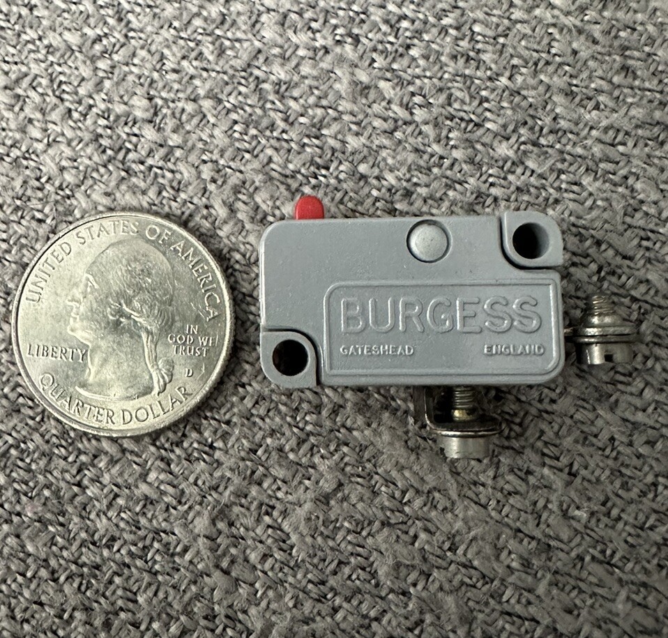 BURGESS MODEL NO. GV3/697 MICRO SWITCH Gateshead England Electronic Component