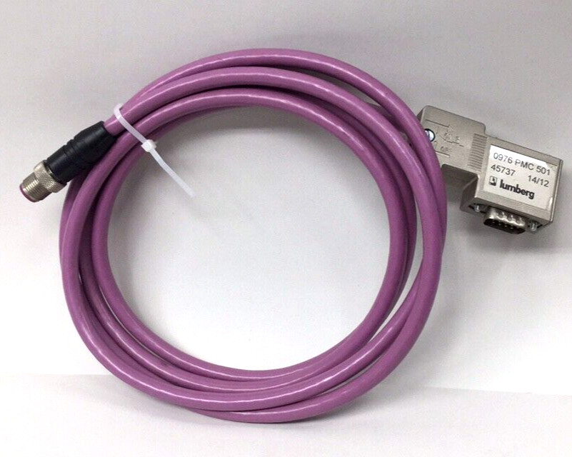 Lumberg 0975 254 105/2M Cable 2M Length 0976PMC501 4573 14/12 End M 5 Pin End