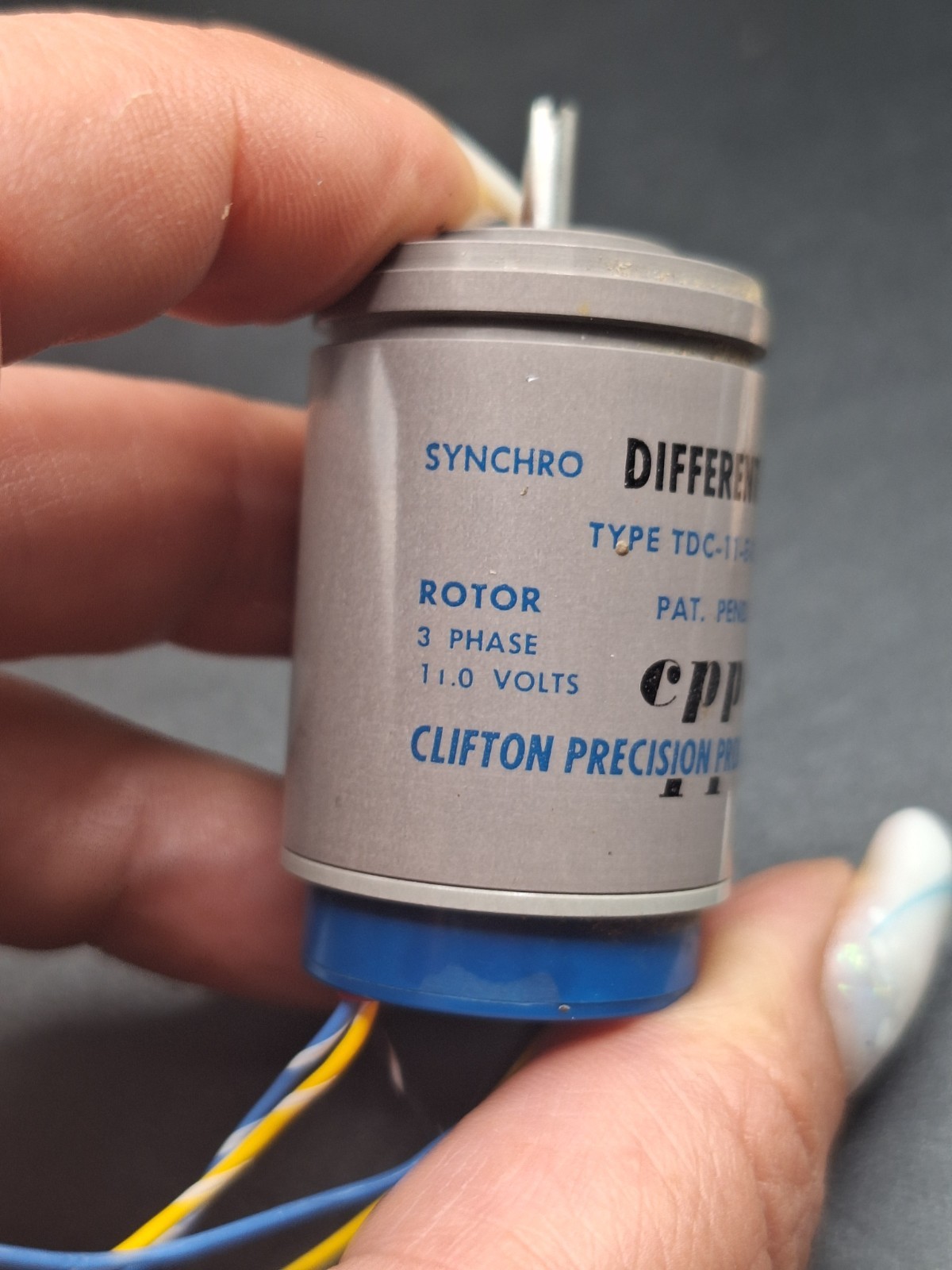 Clifton Synchro Differential Resolver Transmitter Motor Type TDC-11-E-3 /A382