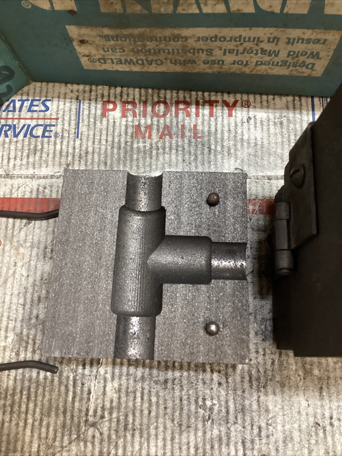 ERICO CADWELD XAC-2V2V MOLD 250 CONC RUN & TAP #150 CART ED4U 3295