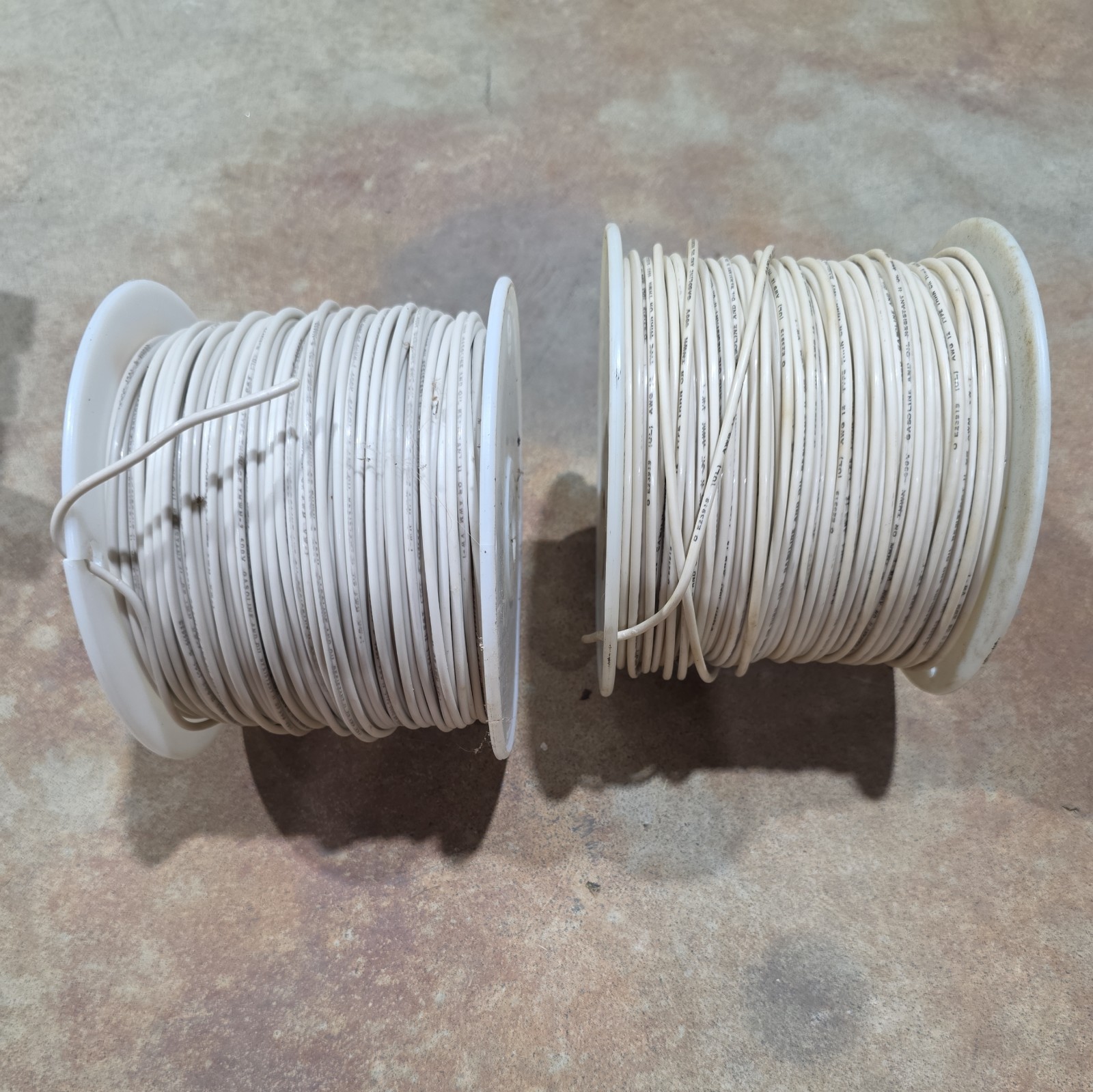 12 Gage Solid Copper Wire White – 2 Rolls X 250′ (500 Feet Total)