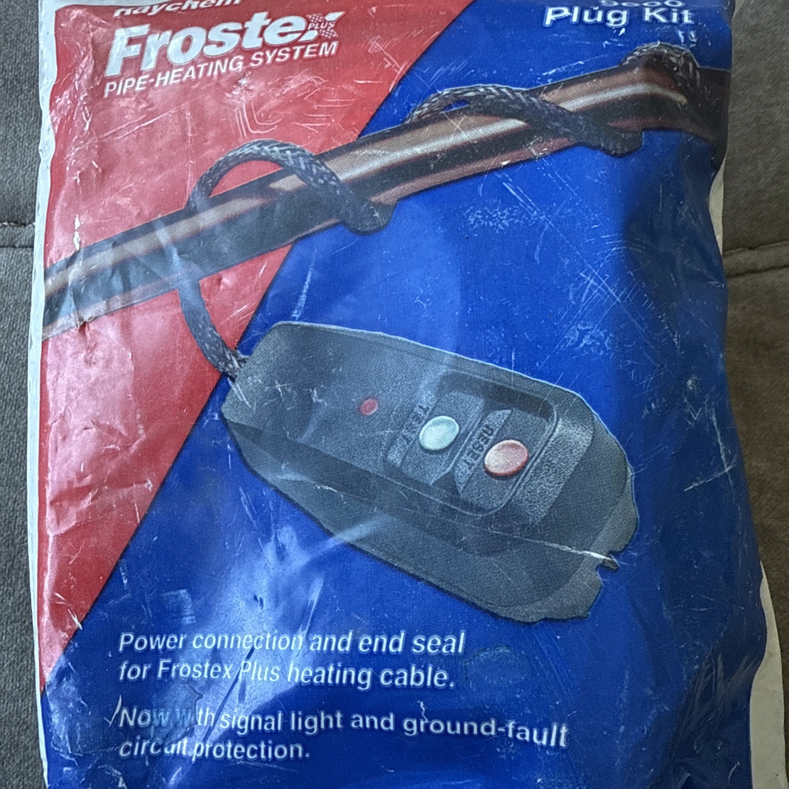 New Raychem Frostex pipe Heating System 9600 Plug Kit, Cable, Power Connection
