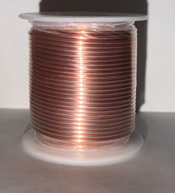 Bare Copper Wire 24 Gauge 1 lb Spool (793 Feet) Diameter 0.020