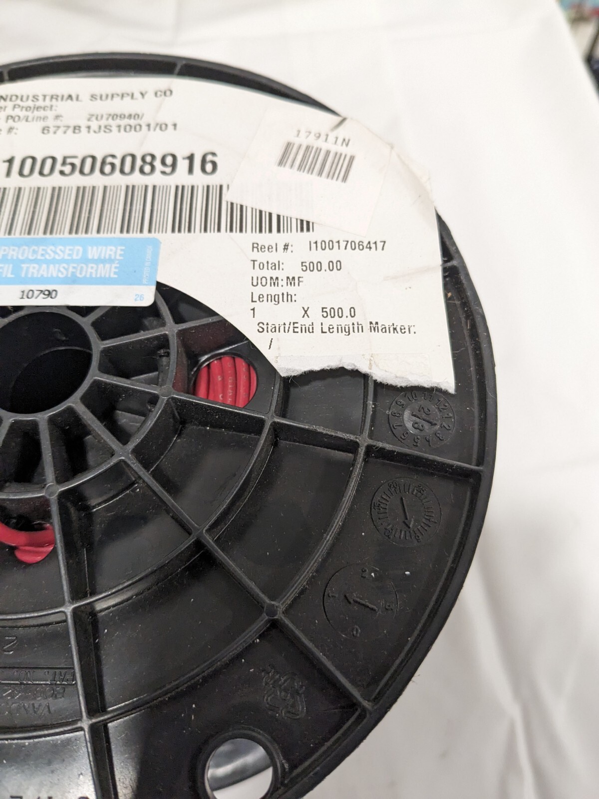 INDUSTRIAL WIRE WIRE HOOKUP 16AWG STR 600V, RED 6G-1601-03-ROHS