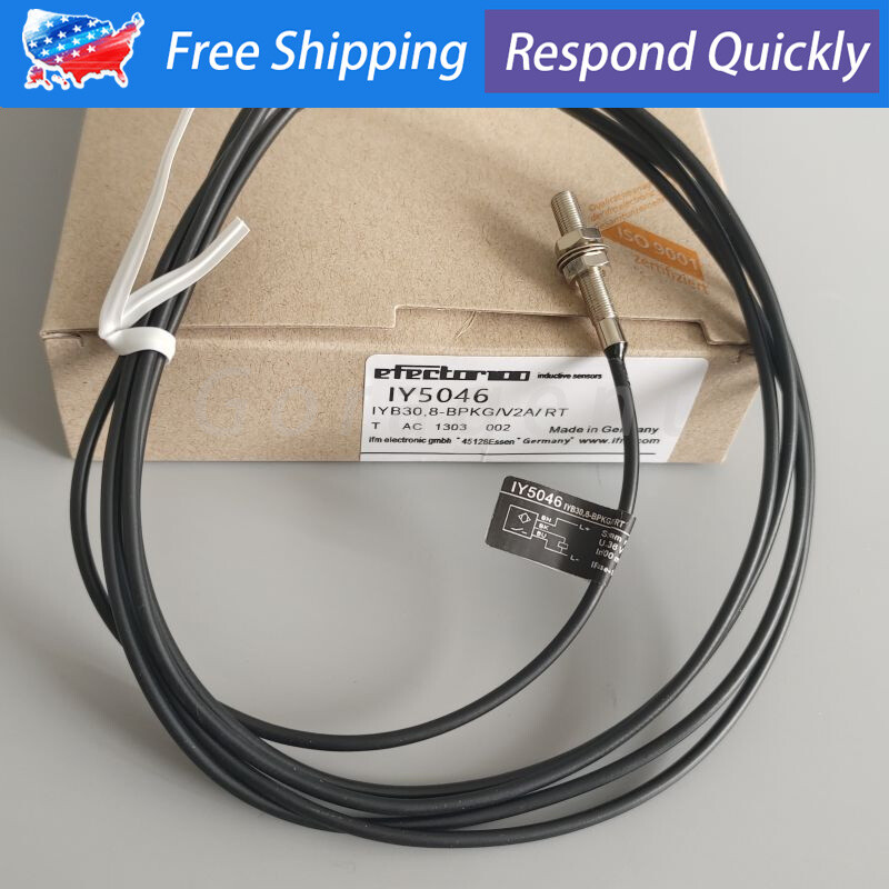 For IFM IY5046 Proximity Sensor Switch IYB30,8-BPKG/V2A 100mA 0.8mm 10-36VDC