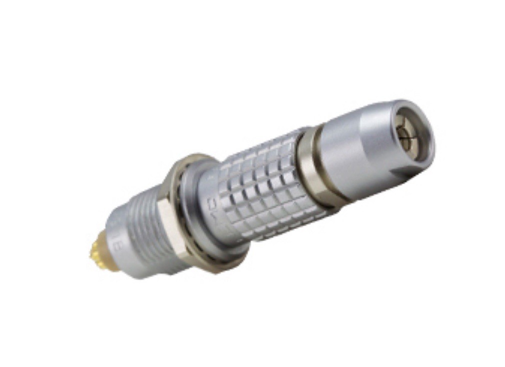 PEI GENESIS LEMO FGG.3B.308.CYCD72 Cable End Connector 8 Male Crimp Contacts
