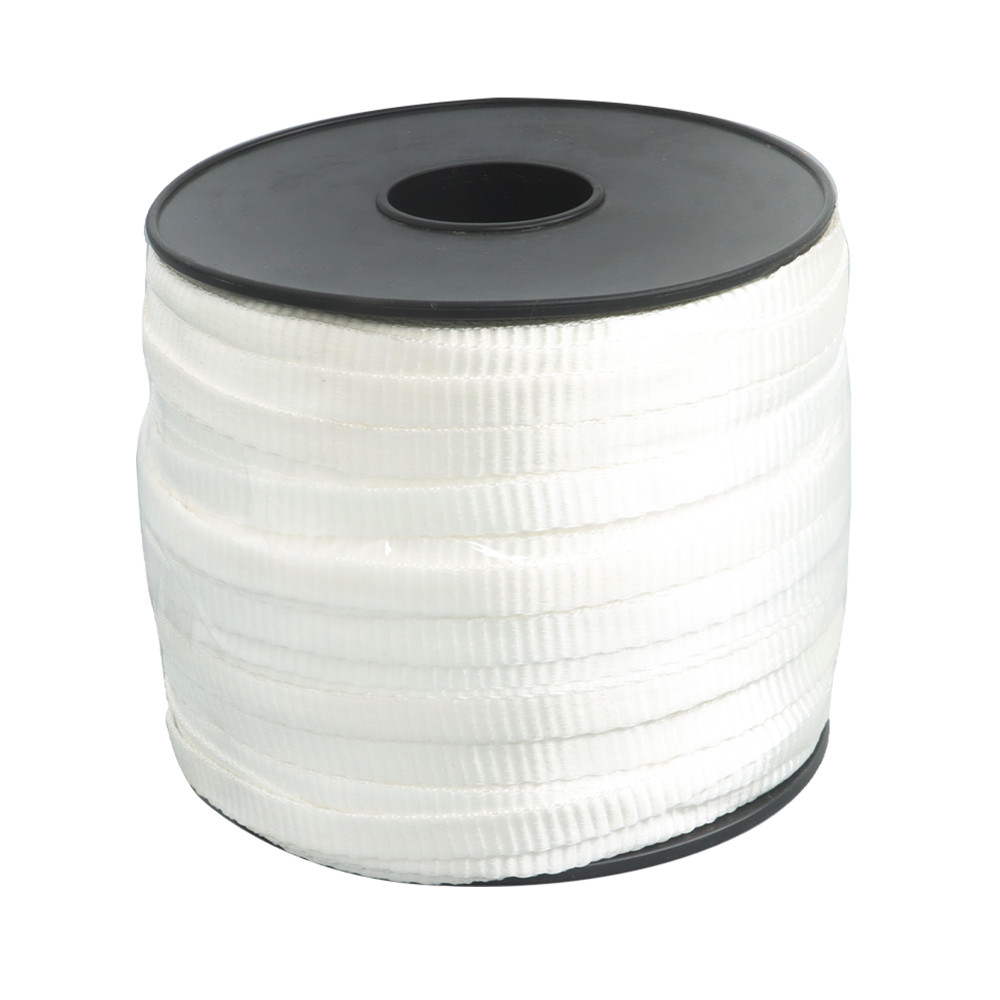Polyester Pulling Tape Mule Tape Tensile Capacity Gardening for Packaging White