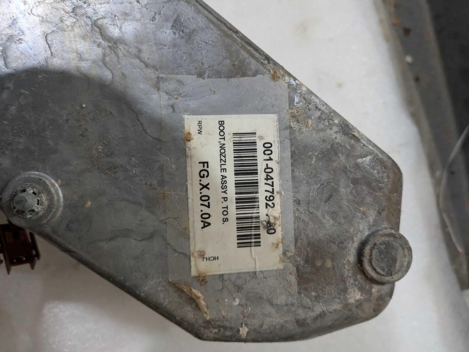 ALLIED 001-047792 Fuel Pump Boot Nozzle Assembly – Industrial OEM Gas/Fuel Dispe