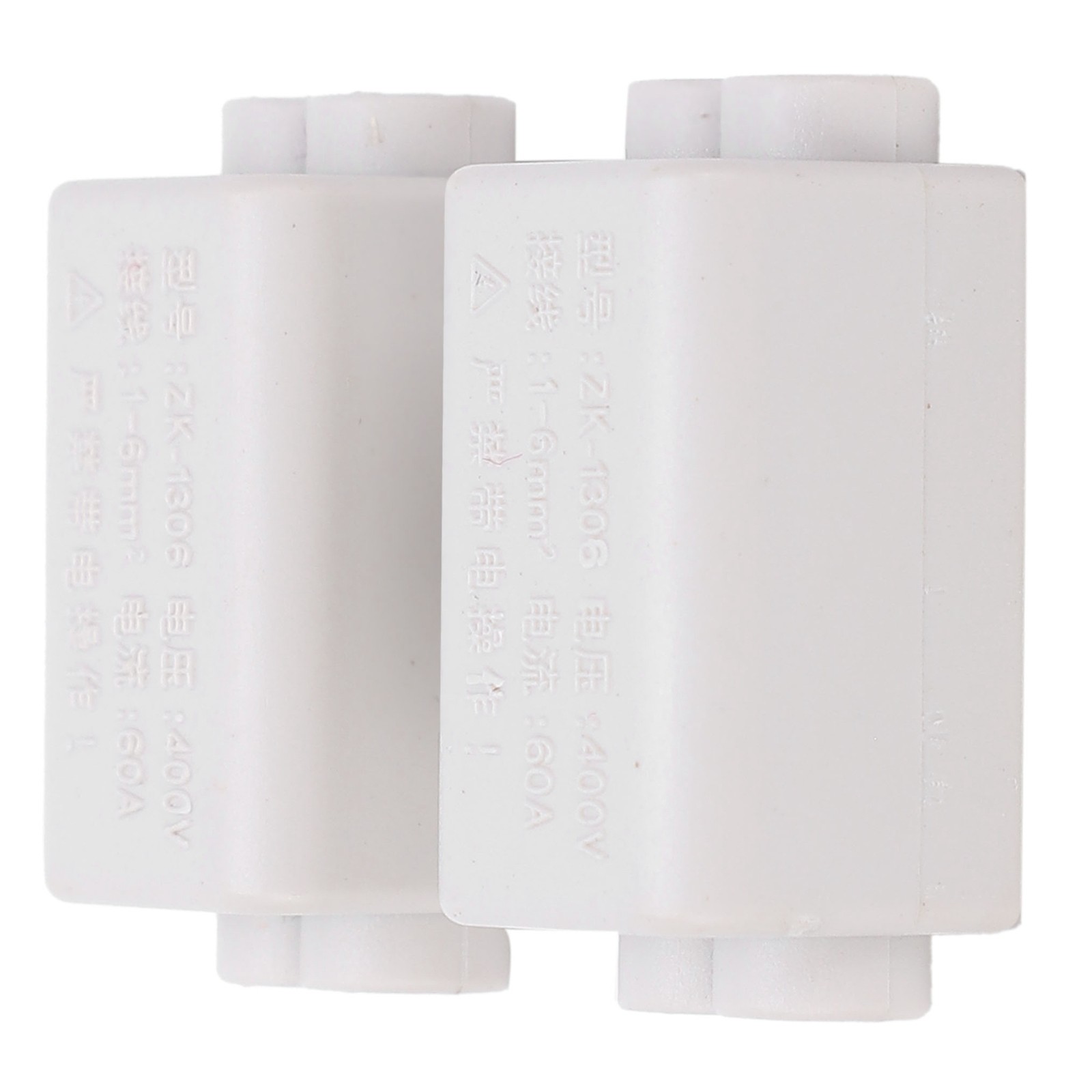 2Pcs High-Power Wiring Splitter Non-Breaking Design Main Function Terminal Block