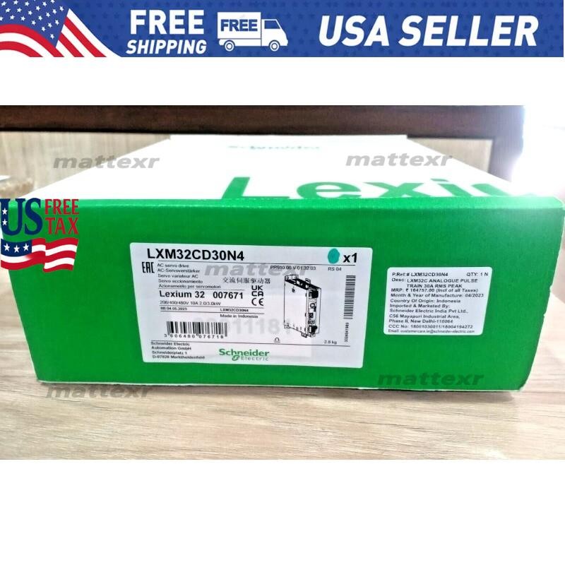 LXM32CD30N4 SCHNEIDER motion servo drive, Lexium 32,30A,208to480V, 3kW-Brand New