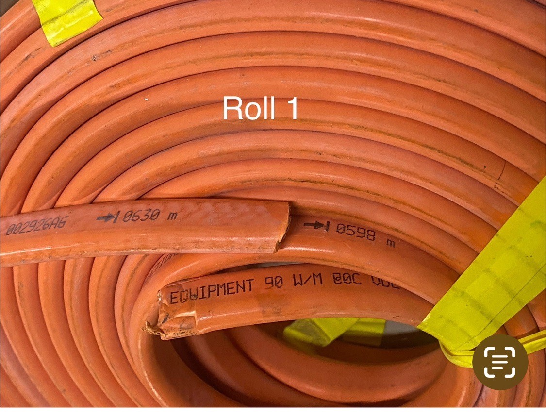 RAYCHEM Cable appr 100ft EM2-XR Self Regulating Wire Heating Cable & De-Ice 1/7