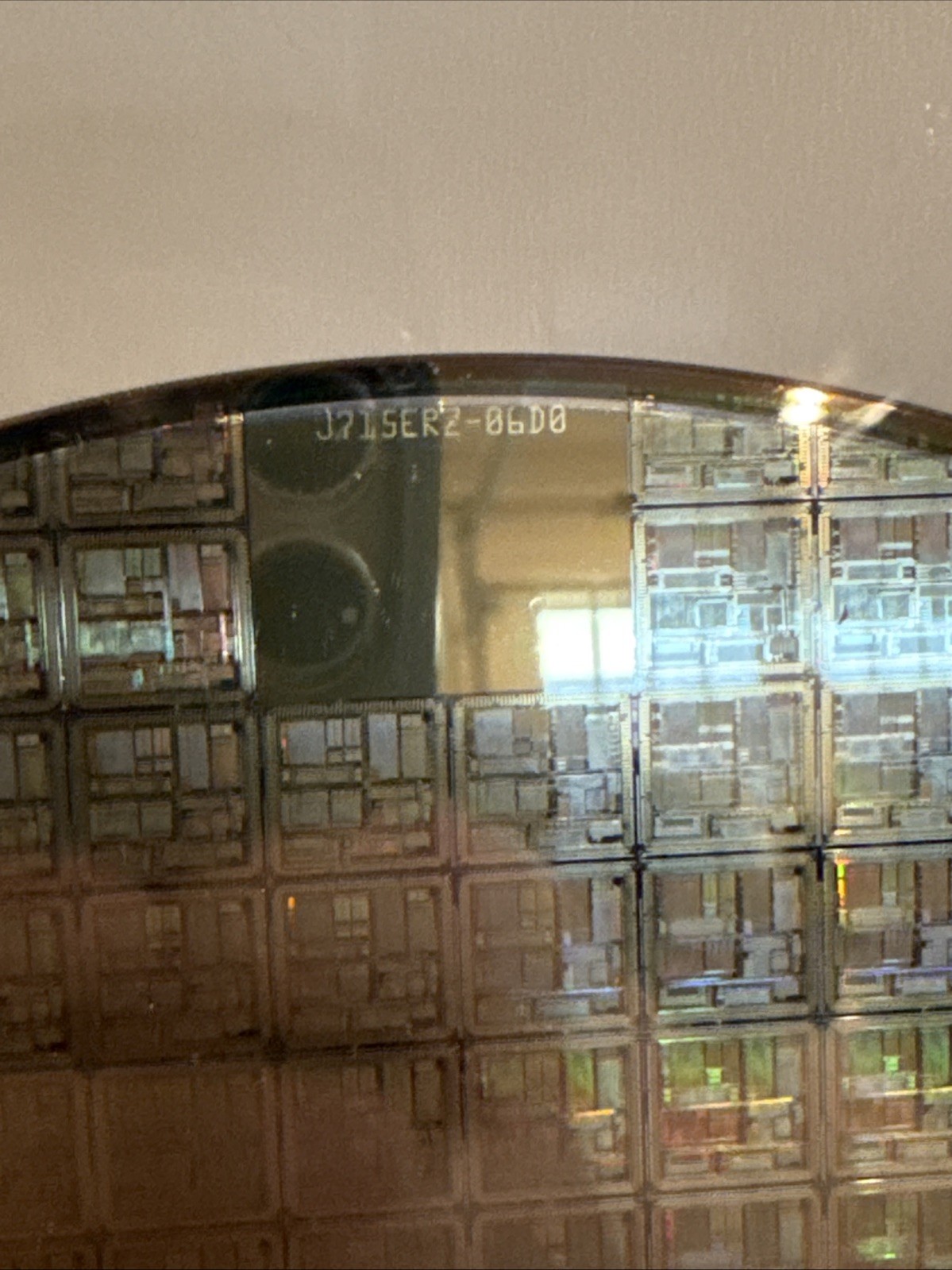 Sgs Thomson Microelectronics Silicone Wafer With Stand 8″ Crolles France STM