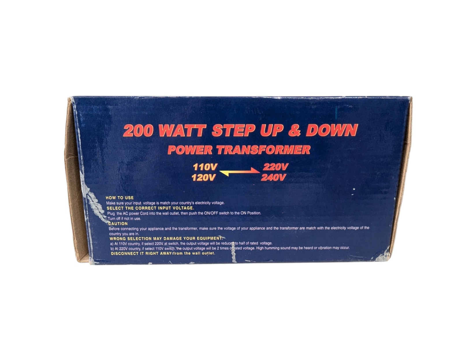 Philmore ST-200 110V To 220V Step Up/Down Transformer NEW- Open Box