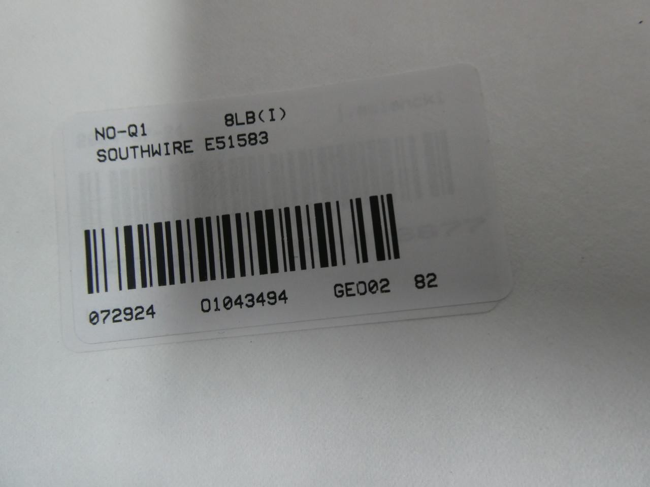 Southwire E51583 Mtw/thwn/thhn Red Machine Tool Wire 14awg 500ft