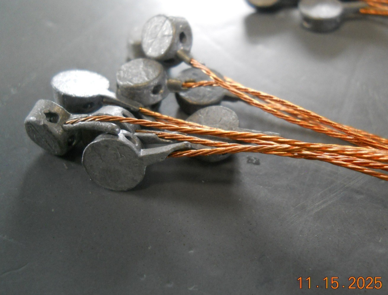 20 LEAD & COPPER WIRE TAMPER PROOF SECURITY CRIMP SEALS MILITARY 6 INCH
