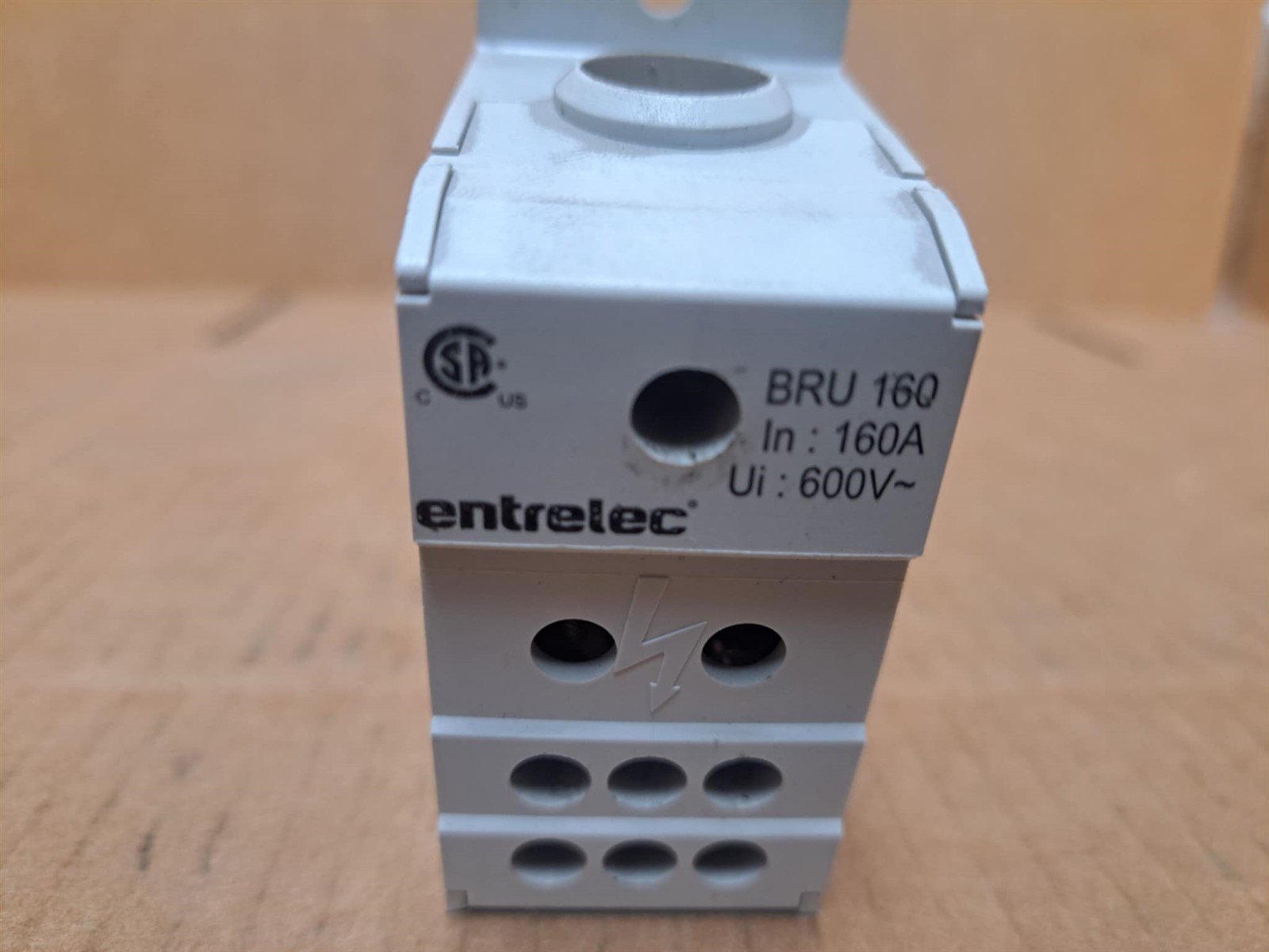 Entrelec Distribution Terminal Part No. BRU 160 600V 160A