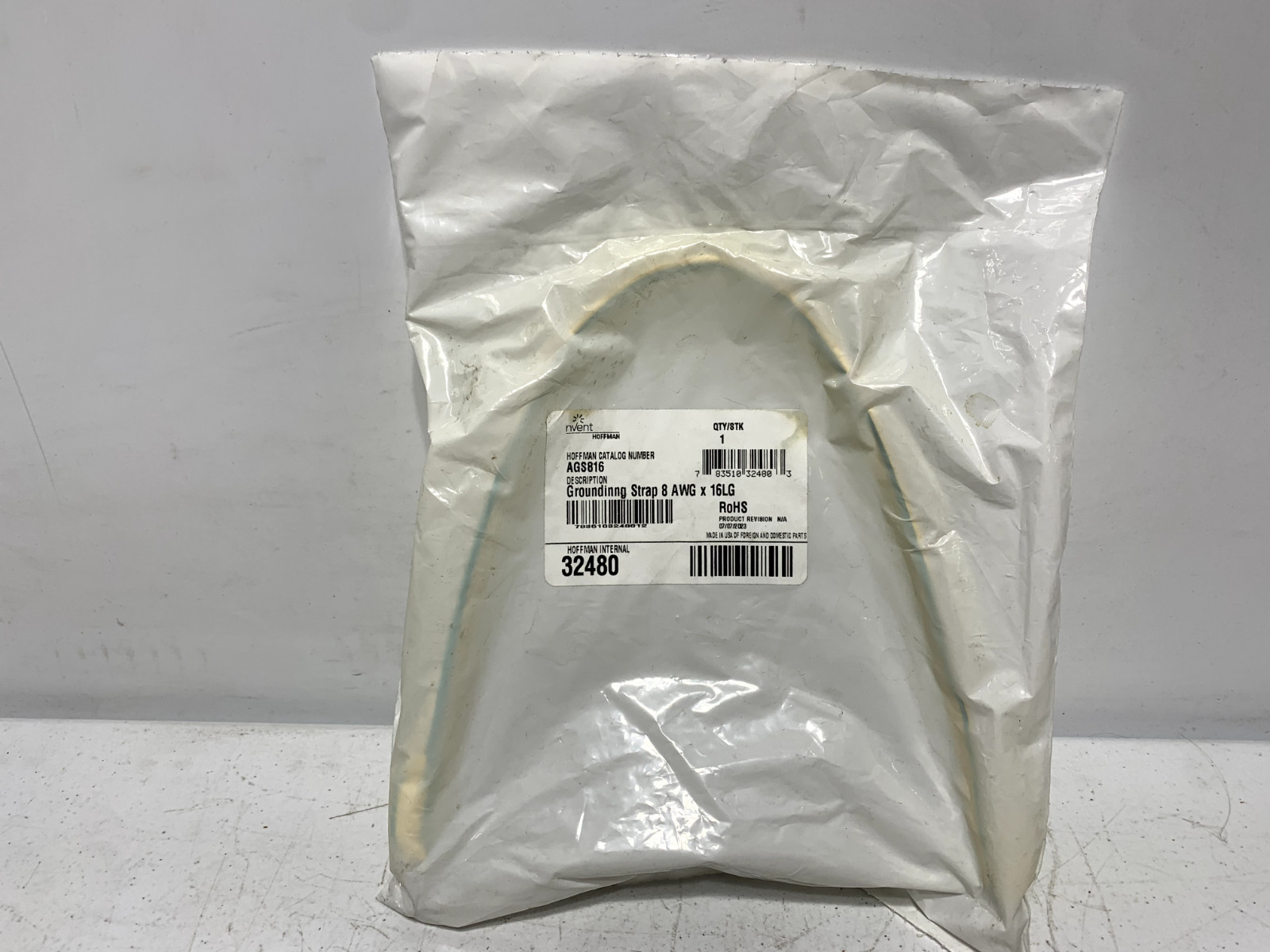 Nvent AGS816 Insulated Grounding Strap Braided 16″ Copper 32480