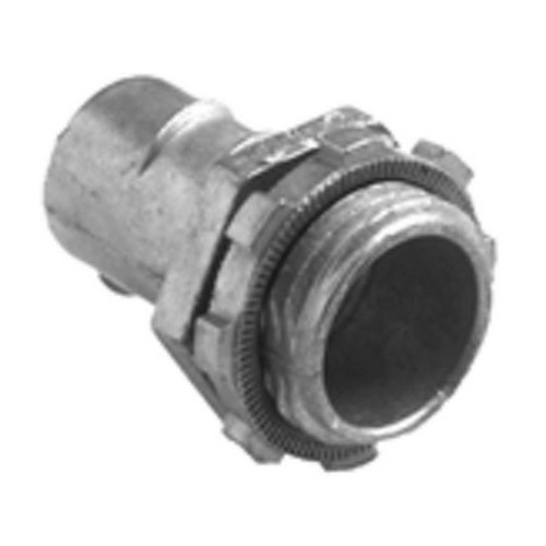 Bridgeport 522-DC2 1″ Die-Cast Zinc Screw-In FMC Connector for Flexible Metal Co