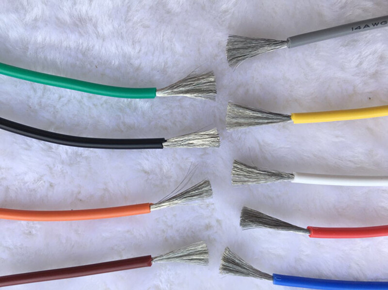 Cable 14/16/20/22/24/26-30 AWG Wire 0.08mm AWG Stranded 300V 200°C RoHS Cable
