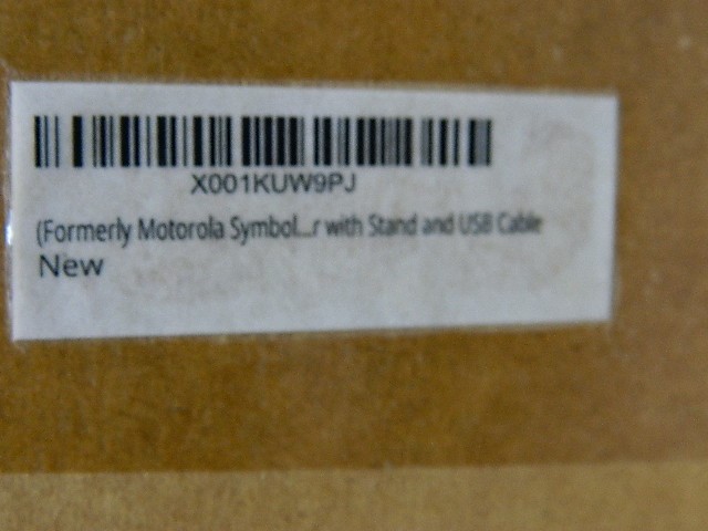 Zebra Symbol LS2208-SR20007R-4R Bar Code Scanner with Hardware and Stand NEW