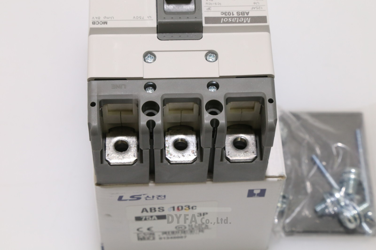 LS NIB METASOL WIRING BREAKER ABS 103C 75A 3P ELEC-I-2902=9J21