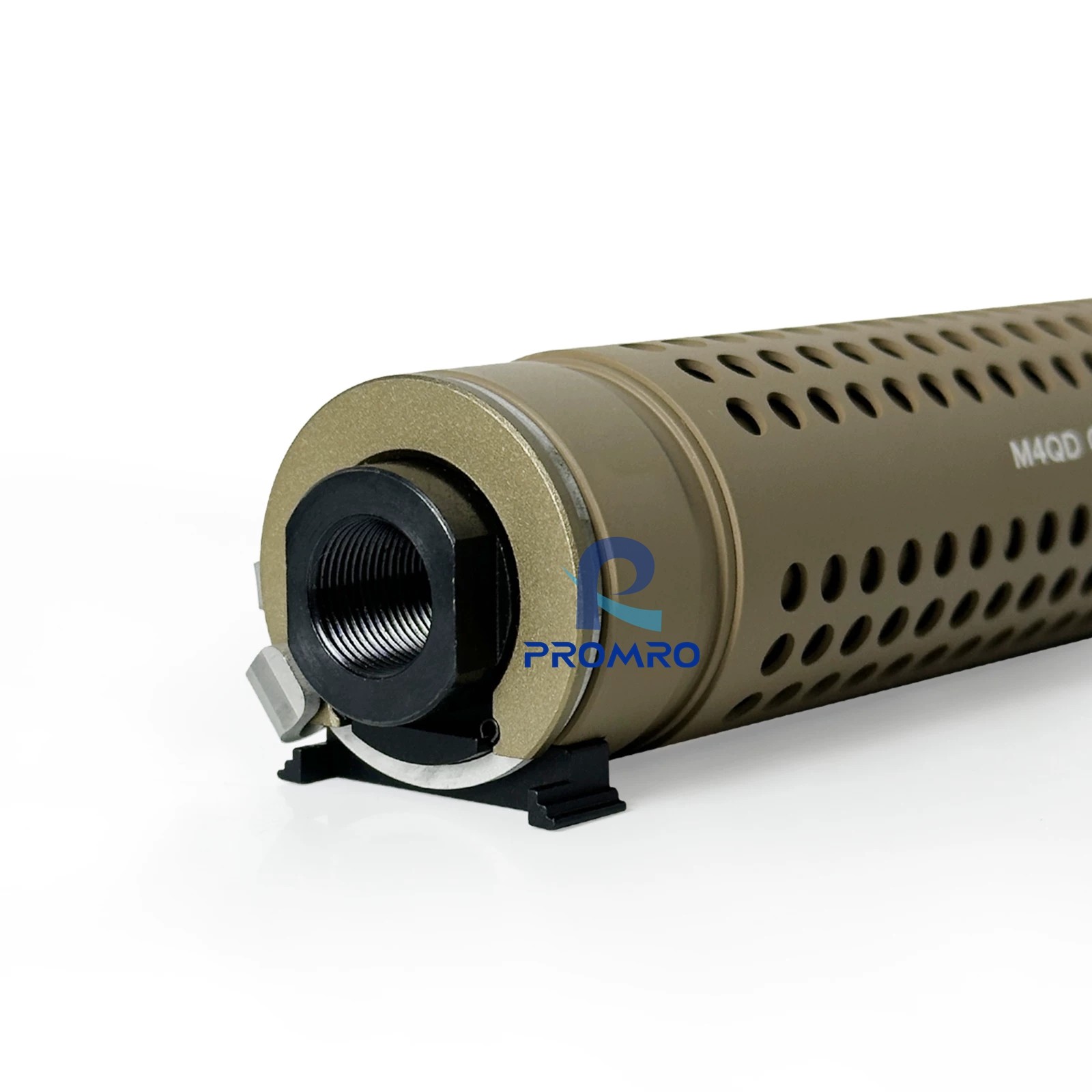 KAC/QD Metal Suppressor, 14mm CCW, Inert Decor Part for Jinming Model, Black/FDE