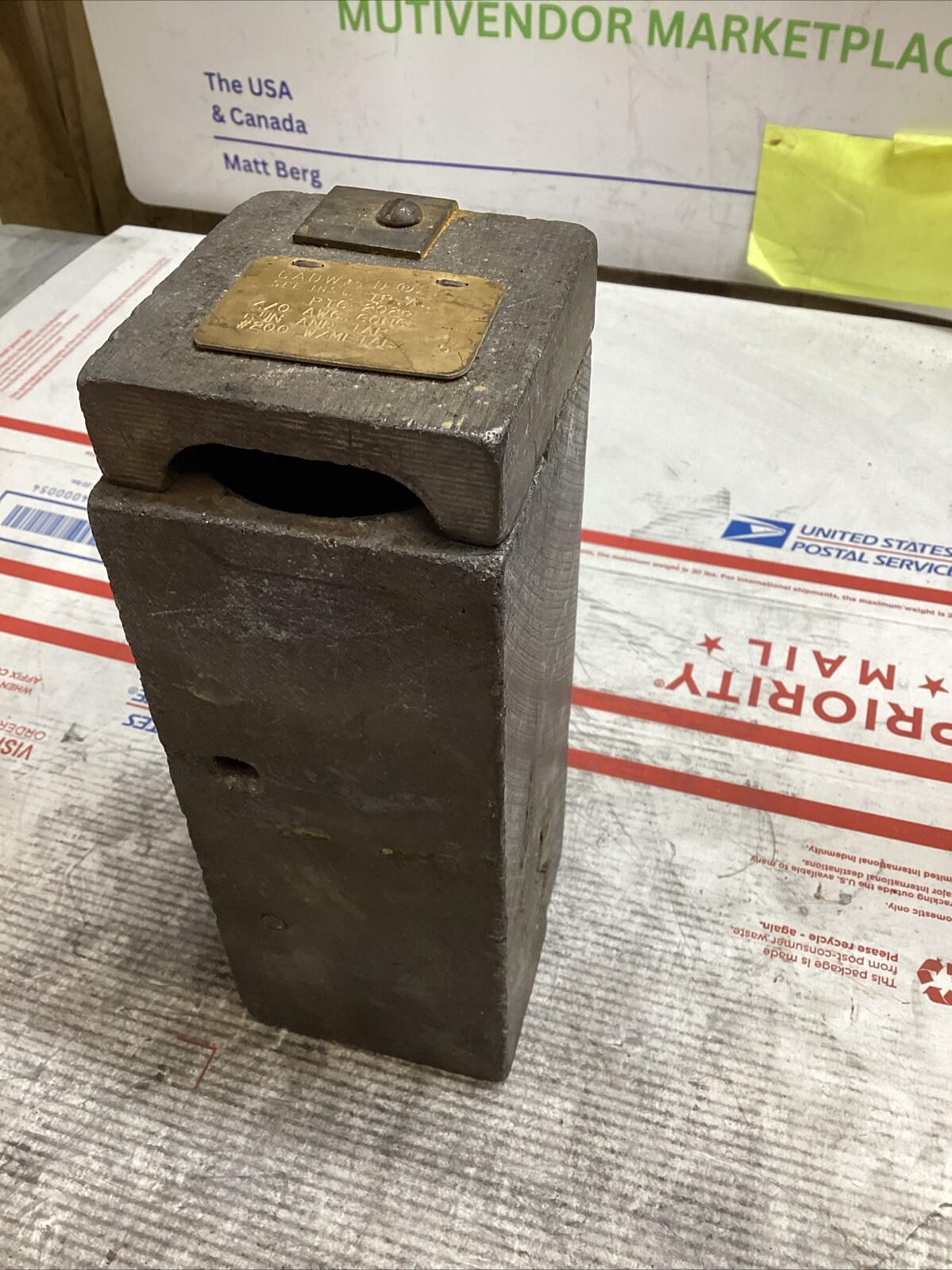 ERICO CADWELD IP-A PTC-2Q2Q MOLD 4/0 AWG CONC RUN & TAP #200 CART ED4U 3295
