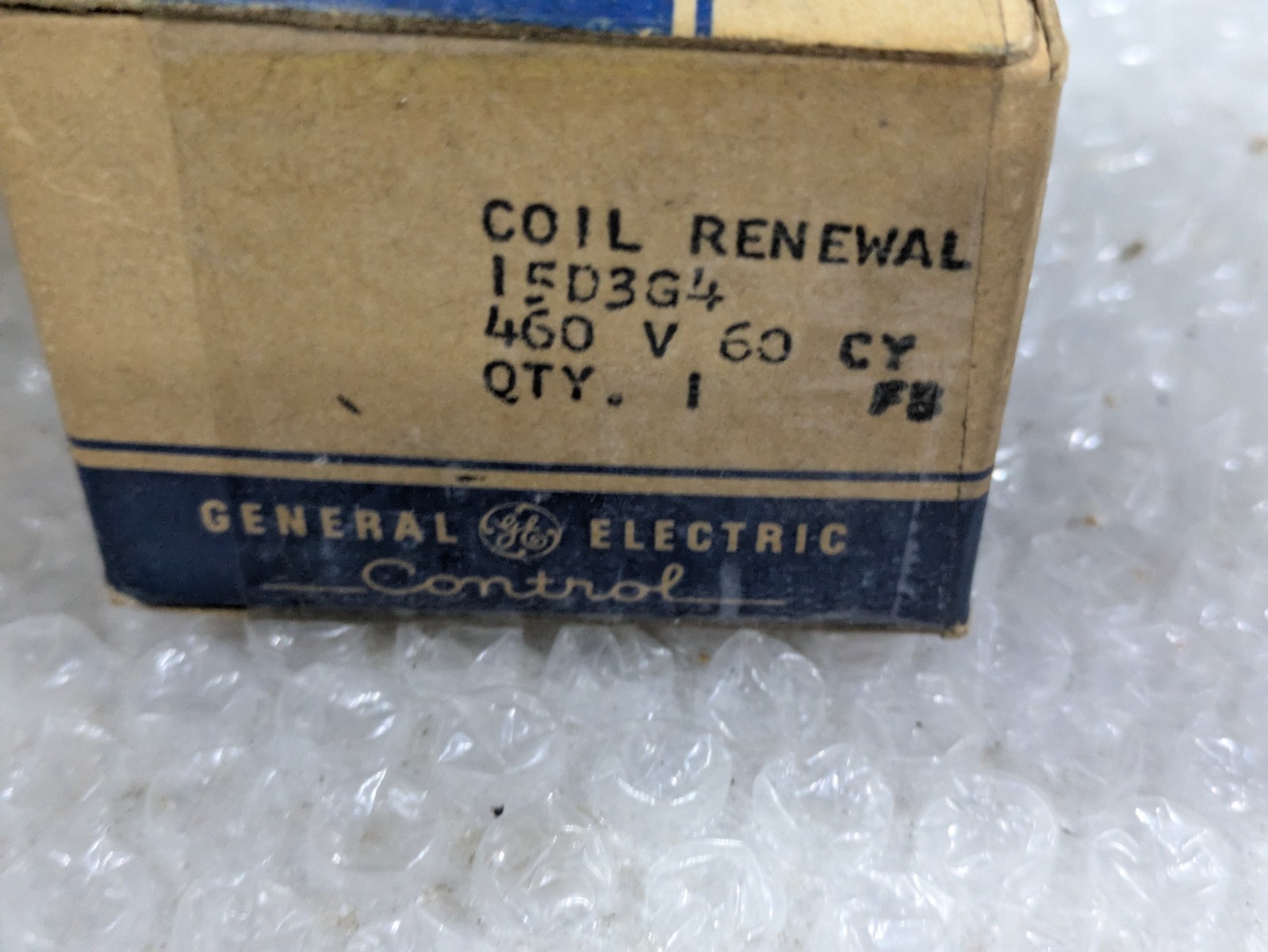 General Electric 15D3G4 Renewal Coil 460V 60Hz Contactor Starter NOS in Box