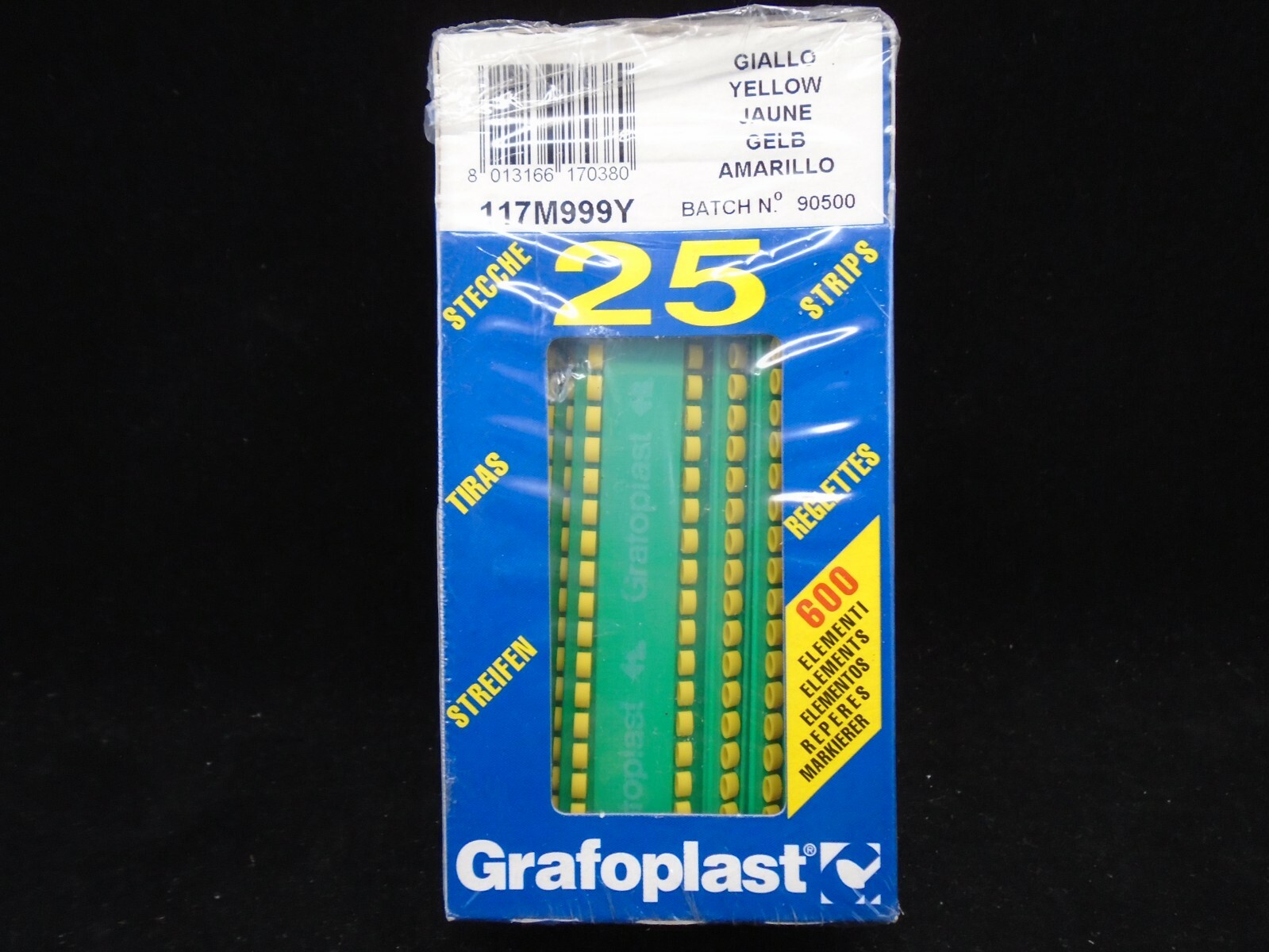 *NEW* GRAFOPLAST WIRE MARKERS 117M999Y YELLOW 2 PACK *60 DAY WRNTY*