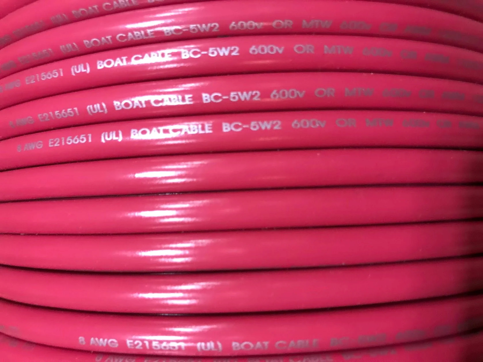 USC10368-2R – US CIRCUITS – 8 AWG 105c 600V – WIRE SOLD BY THE FOOT, NO RETURNS