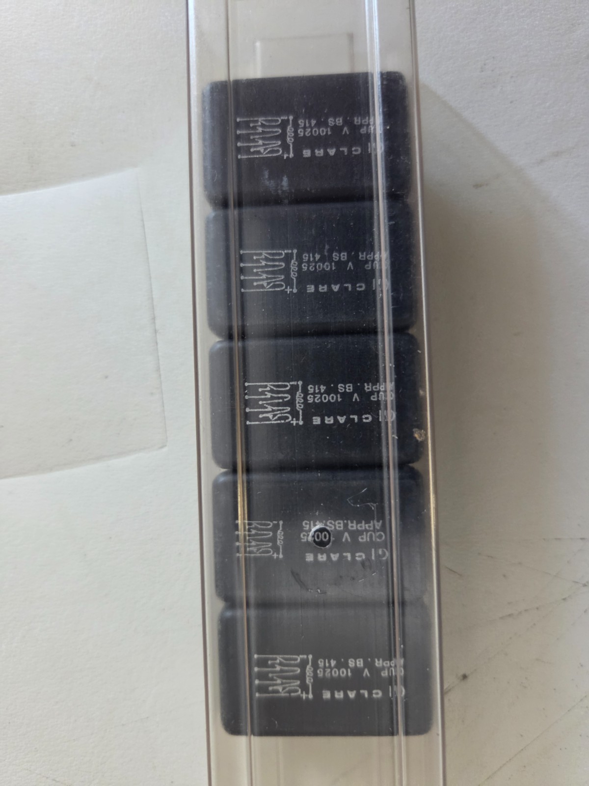 Lot of 5 GI CLARE CUPV10025 Reed Relays 5VDC 110Ohm 0.75A SPST-NO