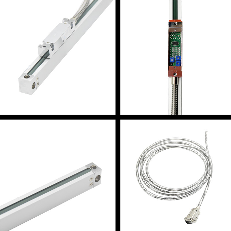 Ditron Slim Thin Linear Glass Scale Encoder 5um 2 Axis 3 Axis DRO Mini Lathe